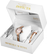 Invicta Angel Crystal White Dial Two-tone Ladies Watch and bangle Set #29329 - Watches of America #3