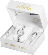 Invicta Angel Quartz Crystal White Mother of Pearl Dial Ladies Watch and Bracelet Set #29330 - Watches of America #3