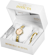 Invicta Angel Quartz Crystal Brown Dial Ladies Watch and Bangle Set #29275 - Watches of America #3