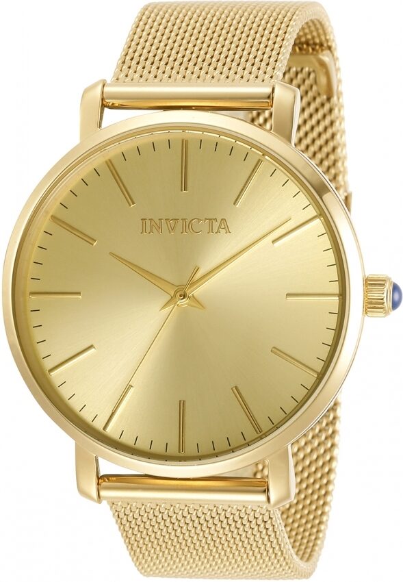 Invicta Angel Quartz Gold Dial Ladies Watch #31071 - Watches of America