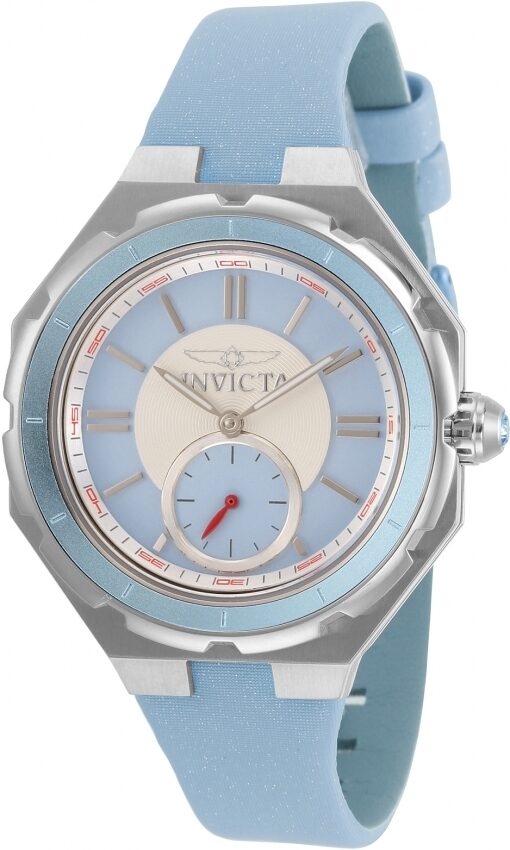 Invicta Angel Quartz Light Blue Dial Ladies Watch #31664 - Watches of America