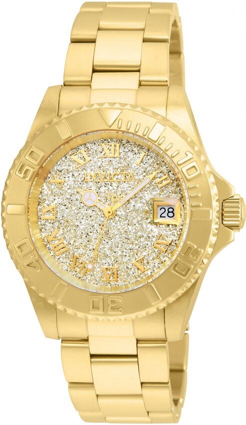 Invicta Angel Silver Glitter Dial Ladies Watch #22707 - Watches of America