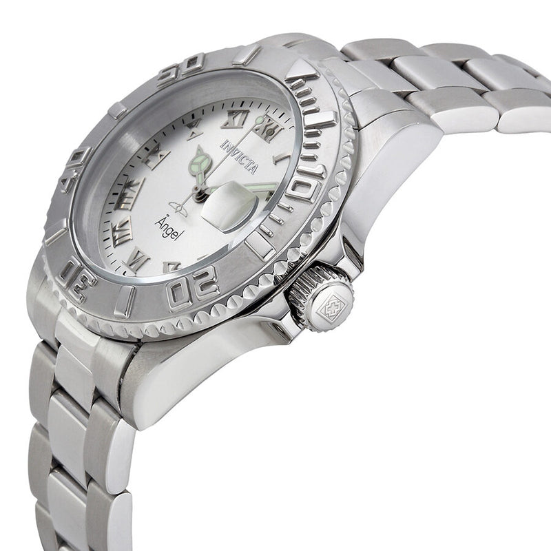 Invicta Angel Silver-tone Dial Stainless Steel Ladies Watch #14320 - Watches of America #2