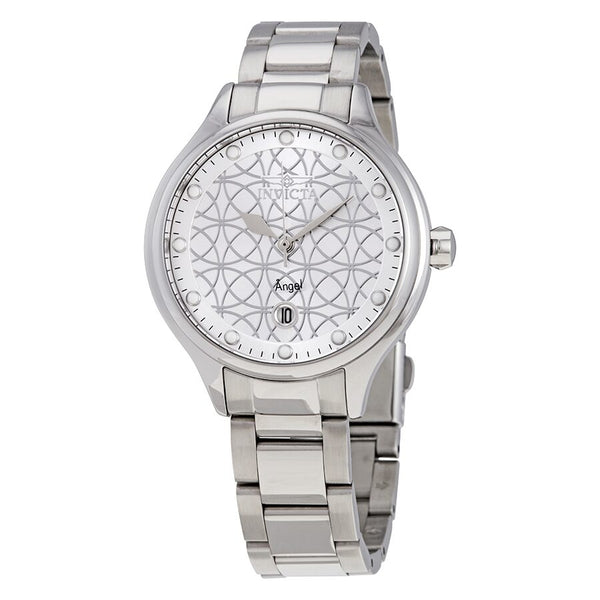 Invicta Angel White Mother of Pearl Dial Ladies Watch #27437 - Watches of America