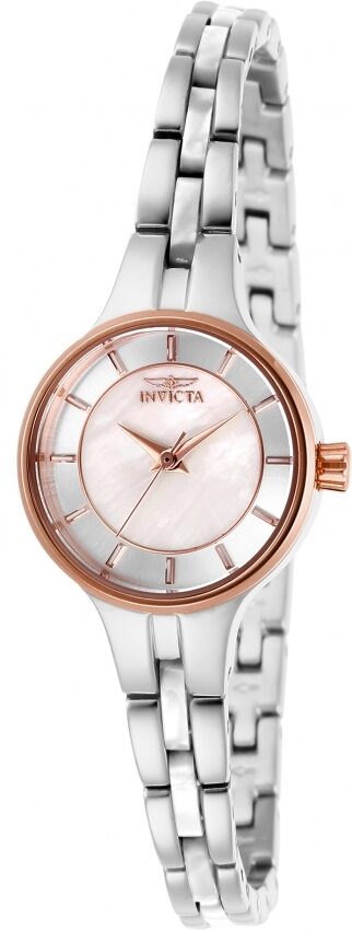 Invicta Angel Quartz White Mother of Pearl Dial Ladies Watch and Bracelet Set #29285 - Watches of America #2