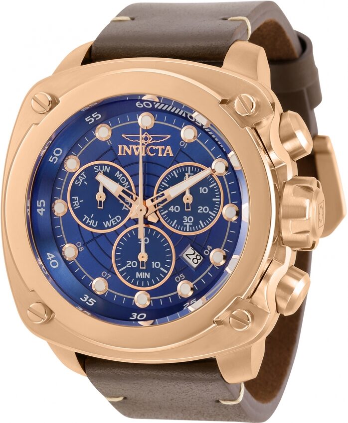 Invicta Aviator Chronograph Quartz Blue Dial Men's Watch #32108 - Watches of America