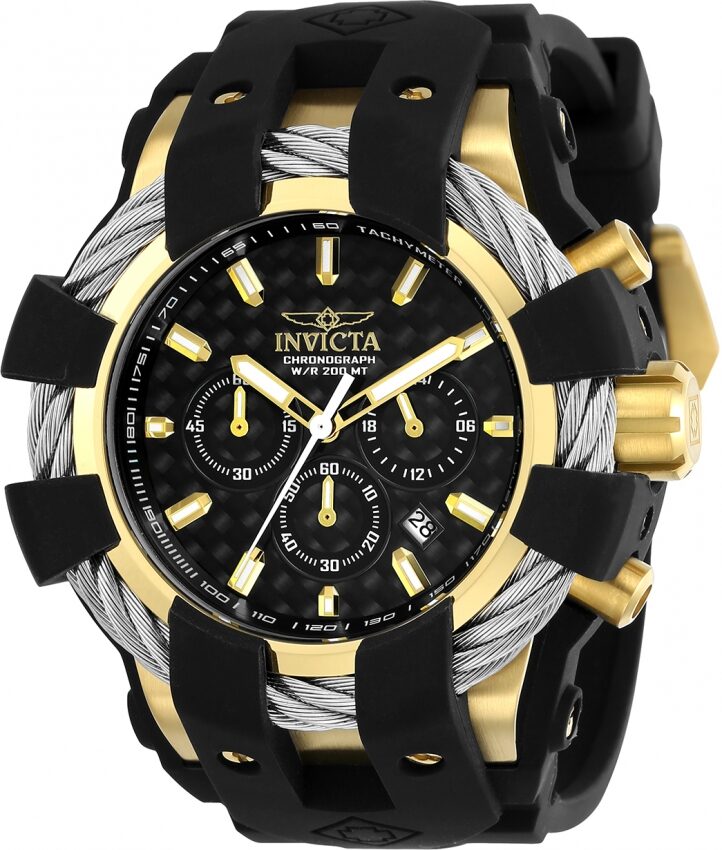 Invicta Bolt Black Chronograph Men's Watch #23860 - Watches of America