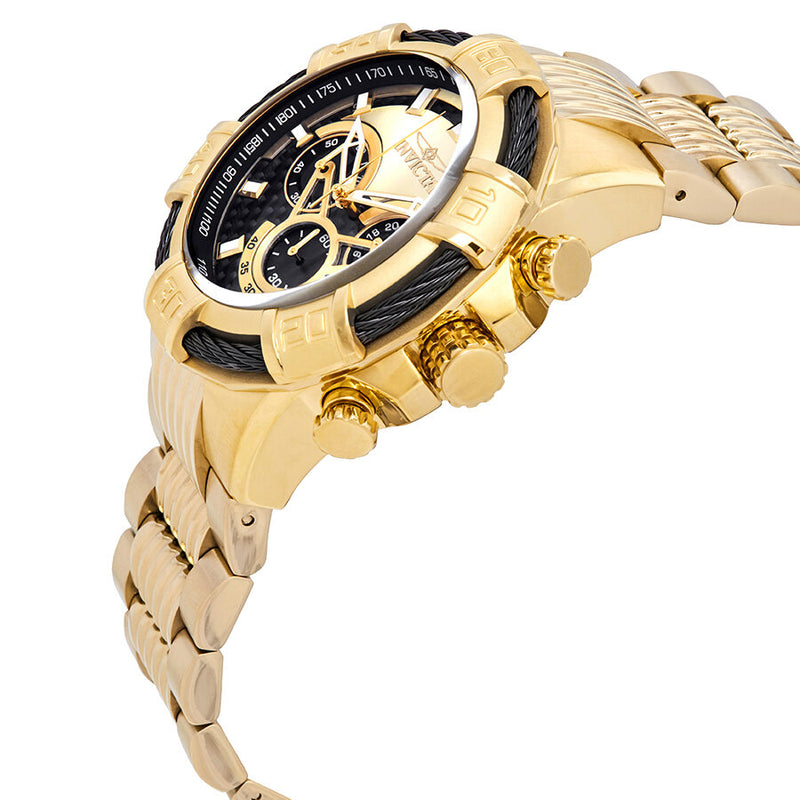 Invicta Bolt Chronograph Black/Gold Dial Men's Watch #25543 - Watches of America #2