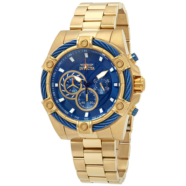 Invicta Bolt Chronograph Blue Dial Men's Watch #25516 - Watches of America