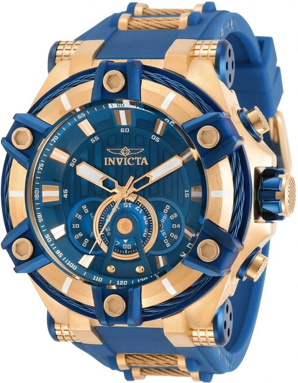 Invicta Bolt Chronograph Quartz Blue Dial Men's Watch #30043 - Watches of America