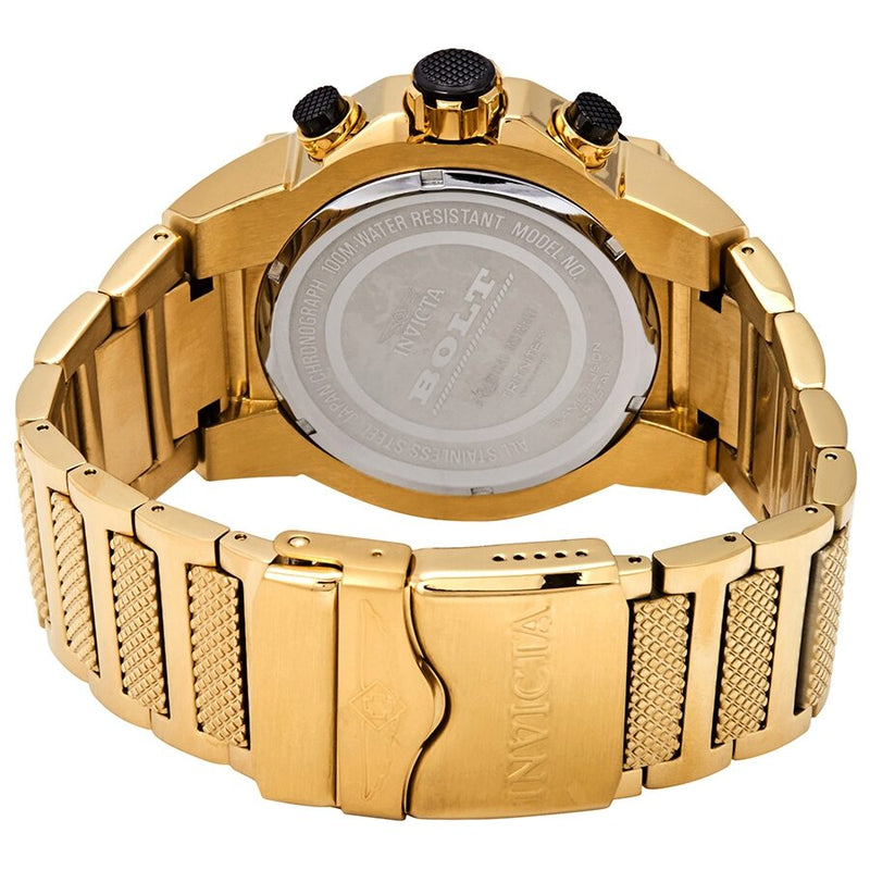 Invicta Bolt Chronograph Gold Dial Men's Watch #28026 - Watches of America #3