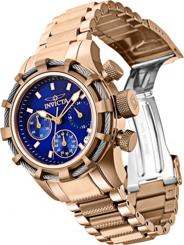 Invicta Bolt Chronograph Quartz Blue Dial Ladies Watch #30473 - Watches of America #2