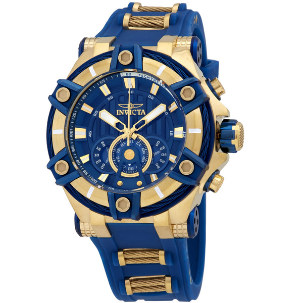 Invicta Bolt Chronograph Quartz Blue Dial Men's Watch #30041 - Watches of America