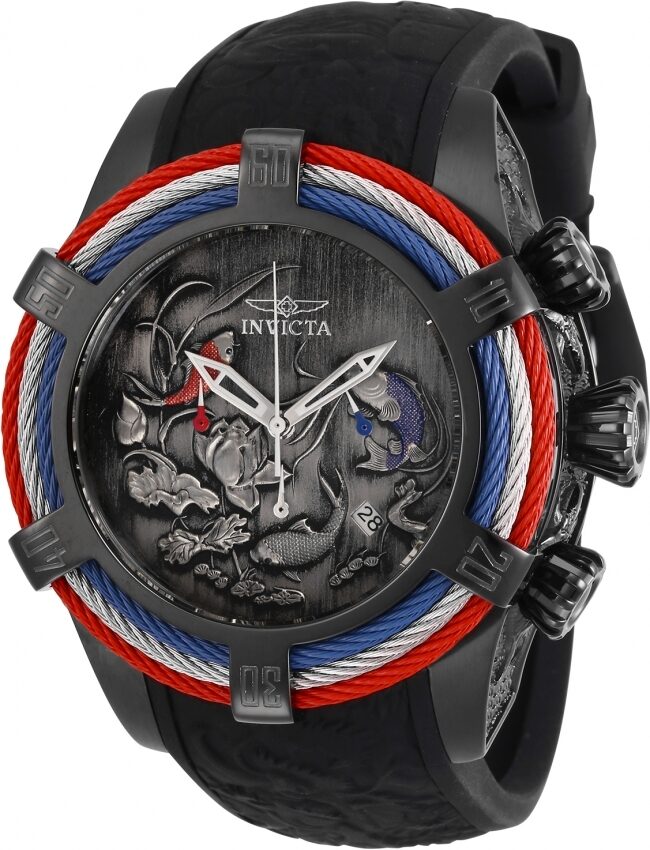 Invicta Bolt  Koi Fish Chronograph Quartz Men's Watch #28216 - Watches of America