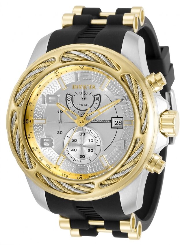 Invicta Bolt Chronograph Quartz White Dial Men's Watch #31237 - Watches of America