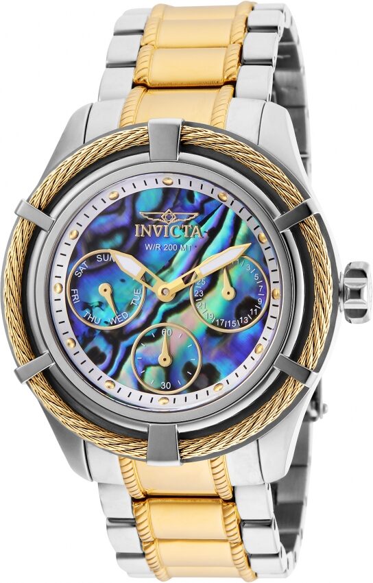 Invicta Bolt Multi-Function Abalone Oyster Dial Ladies Watch #24451 - Watches of America