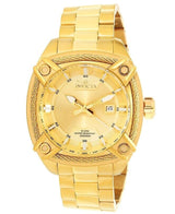 Invicta Bolt Quartz Gold Dial Cable Bezel Men's Watch #31385 - Watches of America