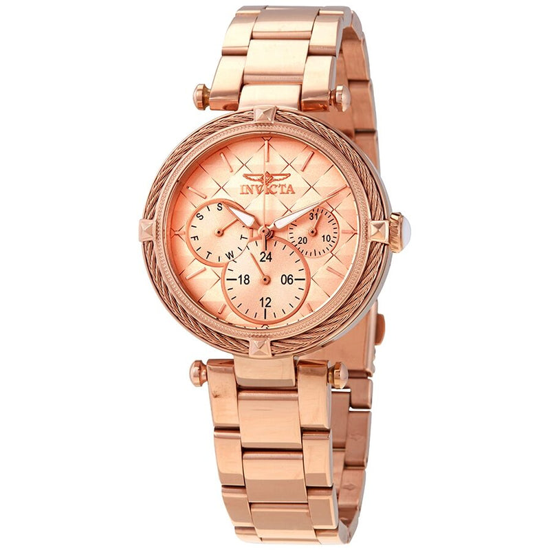 Invicta Bolt Rose Gold Dial Ladies Watch 28961 Watches of America