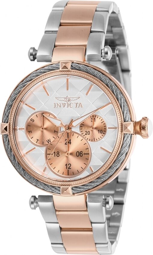 Invicta Bolt White Dial Two-tone Ladies Watch #28962 - Watches of America