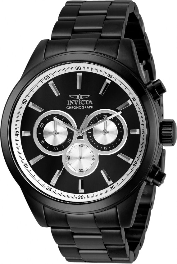 Invicta Specialty Chronograph Quartz Black Dial Men's Watch #29171 - Watches of America