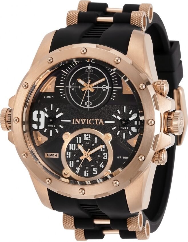 Invicta Coalition Forces Quartz Black Dial Men's Watch #31142 - Watches of America