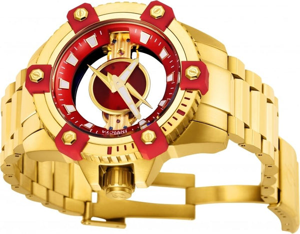 Invicta DC Comics Flash Red Dial Yellow Gold-tone Men's Watch #26843 - Watches of America #2