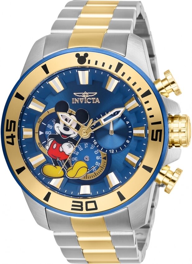 Invicta Disney Limited Edition Mickey Mouse Chronograph Blue Dial Men's Watch #27365 - Watches of America