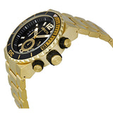 Invicta Divers Quest Chronograph Gold-tone Black Dial Men's Watch #1343 - Watches of America #2