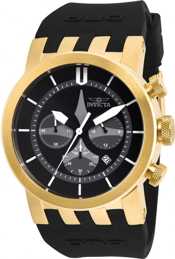 Invicta DNA Chronograph Quartz Black Dial Men's Watch #25058 - Watches of America