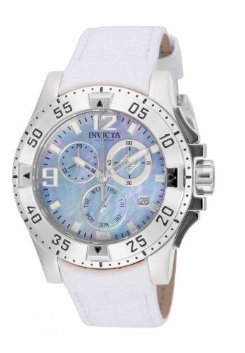 Invicta  Excursion Platinum Dial White Dial Ladies Watch #16098 - Watches of America