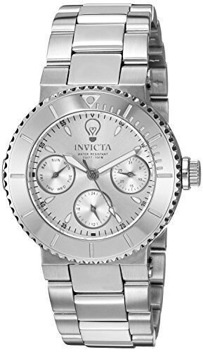 Invicta Gabrielle Union Date Day Silver Dial Ladies Watch #22894 - Watches of America