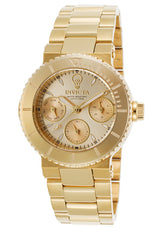 Invicta Gabrielle Union Multi-Function Gold Dial Ladies Watch #22895 - Watches of America