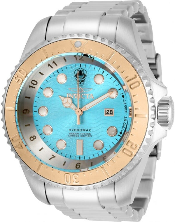 Invicta Hydromax Quartz Blue Men's Watch #30844 - Watches of America