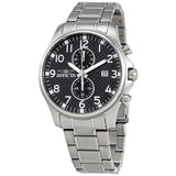 Invicta II Multifunction Black Dial Stainless Steel Men's Watch #0379 - Watches of America