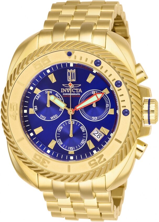 Invicta Jason Taylor Chronograph Blue Dial Men's Watch #26421 - Watches of America