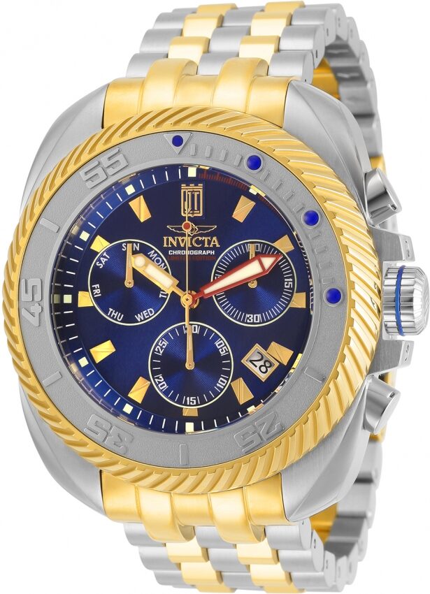 Invicta Jason Taylor Chronograph Quartz Blue Dial Men's Watch #30204 - Watches of America