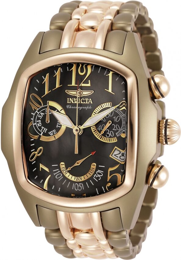 Invicta Lupah Chronograph Quartz Black Dial Men's Watch #33380 - Watches of America