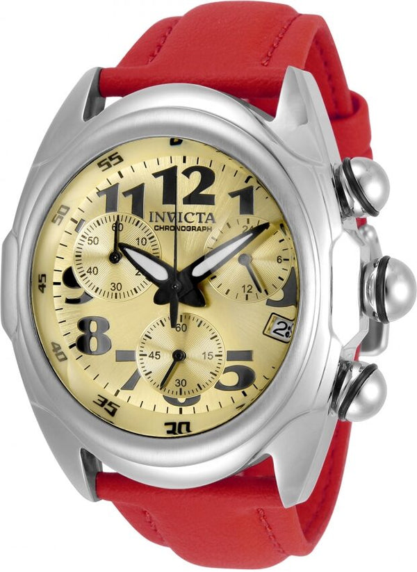 Invicta Lupah Chronograph Quartz Champagne Dial Men's Watch #31404 - Watches of America