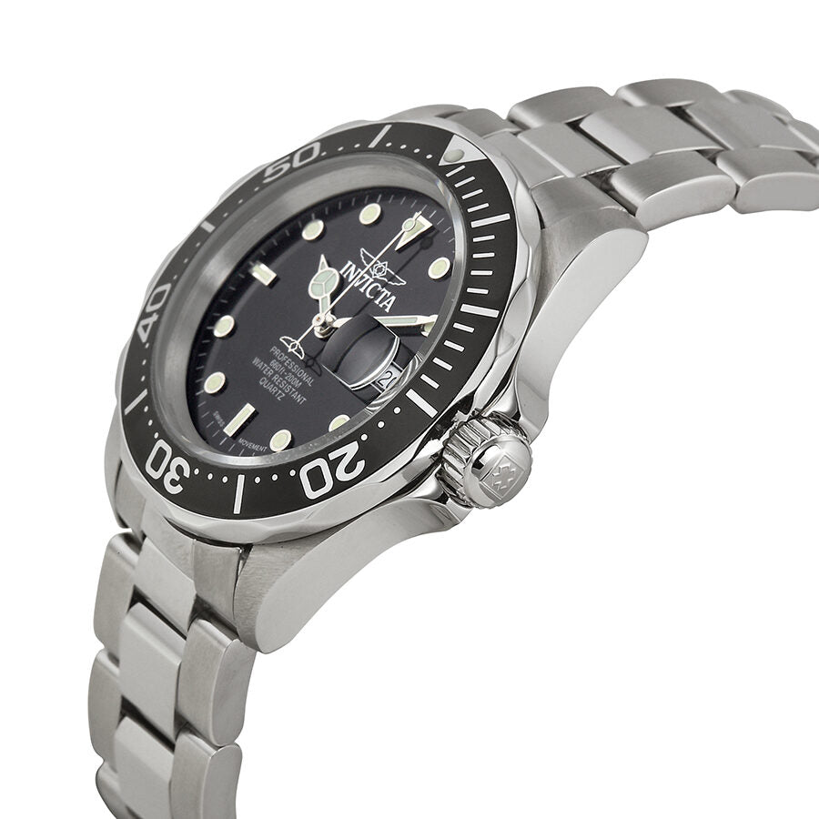 Stainless Steel Invicta 17055 Invicta Mako Swiss Pro Black Dial