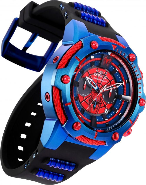 Invicta Marvel Spiderman Chronograph Blue Dial Men s Watch 25688 Watches of America