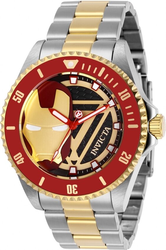 Invicta Marvel Ironman Black Dial Two-tone Men's Watch #29679 - Watches of America