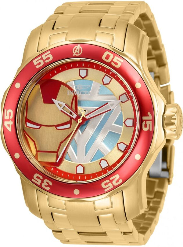 Invicta Marvel Ironman Quartz Men's Watch 32423 – Watches of America