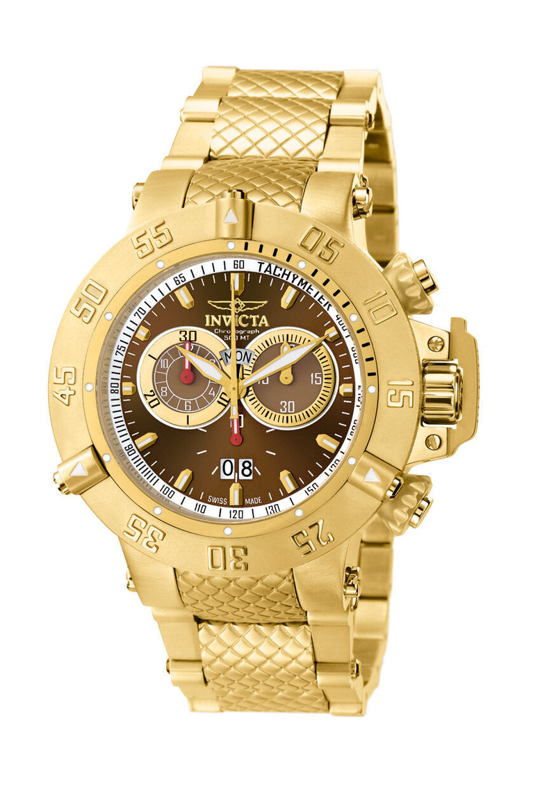 Invicta Men's Subaqua Noma III Collection Gold-Tone Chronograph Watch #5405 - Watches of America