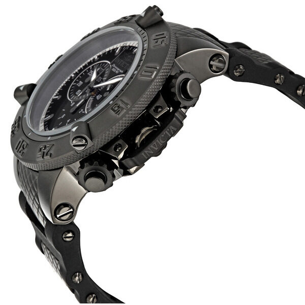 Invicta Men's Subaqua Sport Black Ion-plated Chronograph Watch #5508 - Watches of America #2