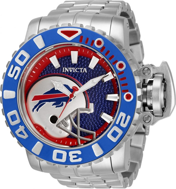 Invicta NFL Buffalo Bills Automatic Blue Dial Men's Watch #32999 - Watches of America