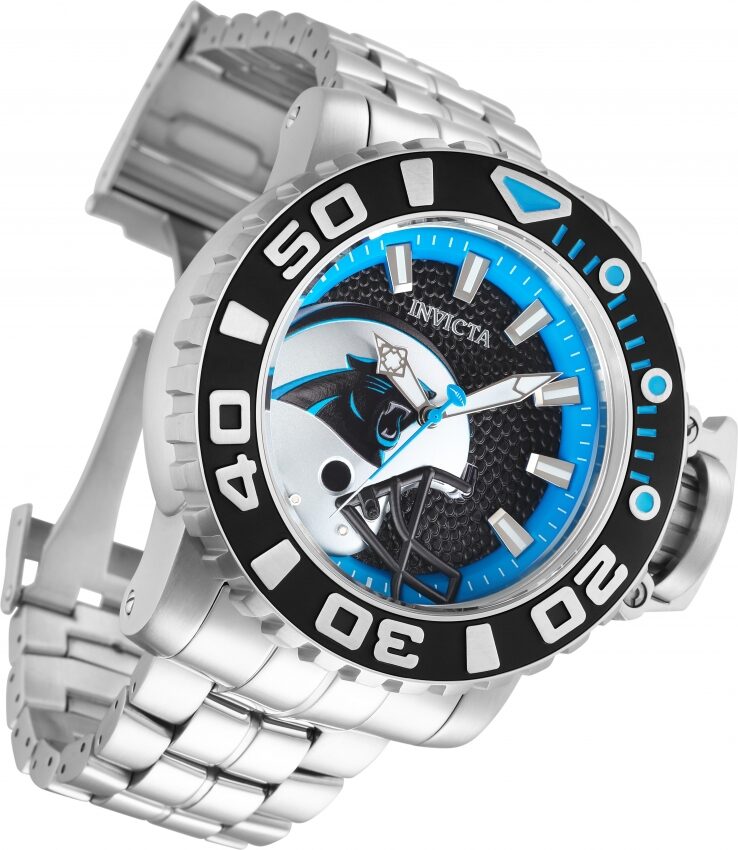 Invicta NFL Carolina Panthers Automatic Black Dial Men's Watch #33000 - Watches of America #2