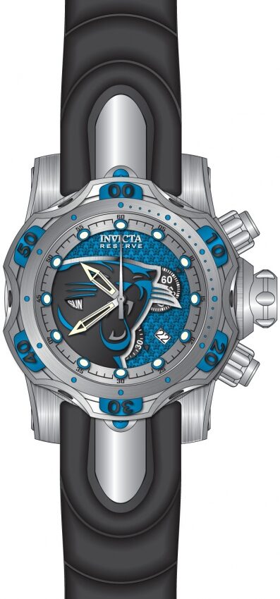 Invicta NFL Carolina Panthers Chronograph Quartz Men's Watch #33065 - Watches of America