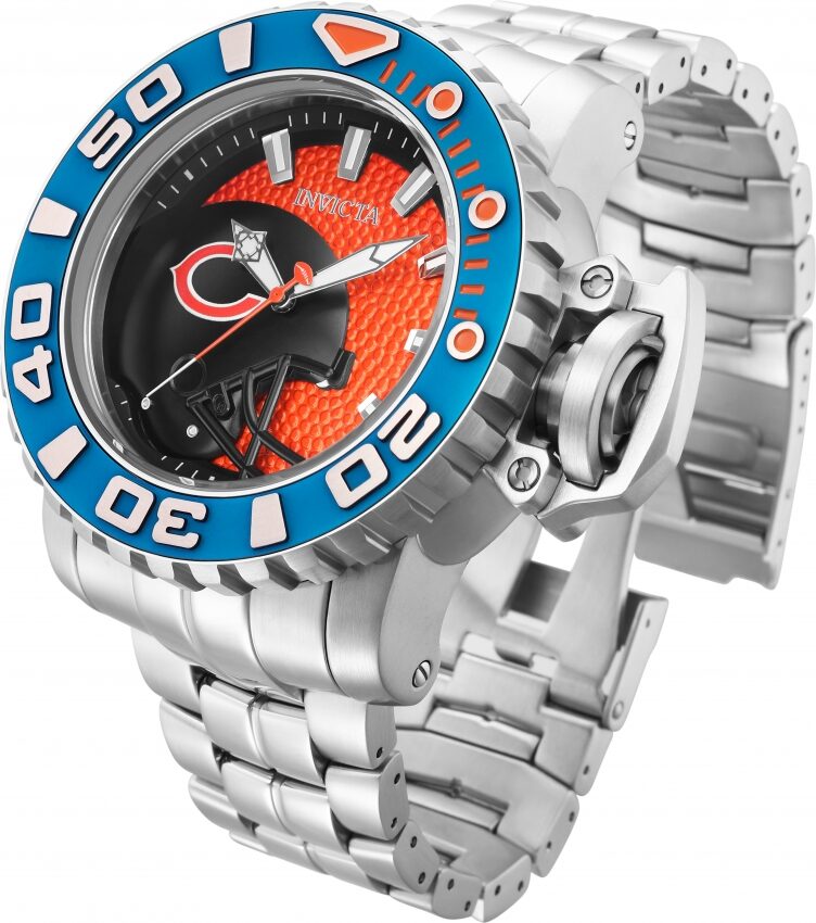 Invicta NFL Chicago Bears Automatic Orange Dial Men's Watch #33001 - Watches of America #2