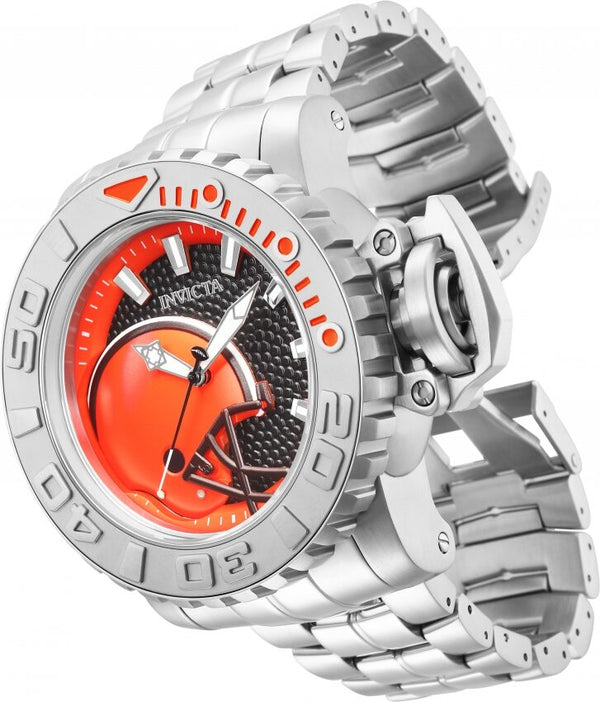 Invicta NFL Cleveland Browns Automatic Black Dial Men's Watch #33003 - Watches of America #2