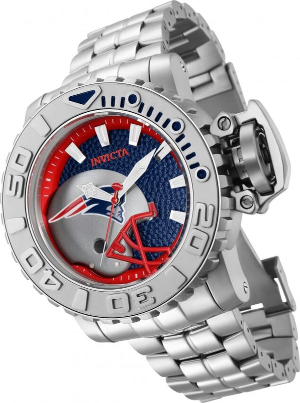 Invicta NFL New England Patriots Automatic Blue Dial Men's Watch #33024 - Watches of America #2